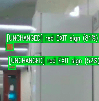 SAM 3 detections on second inspection run with change status — detail