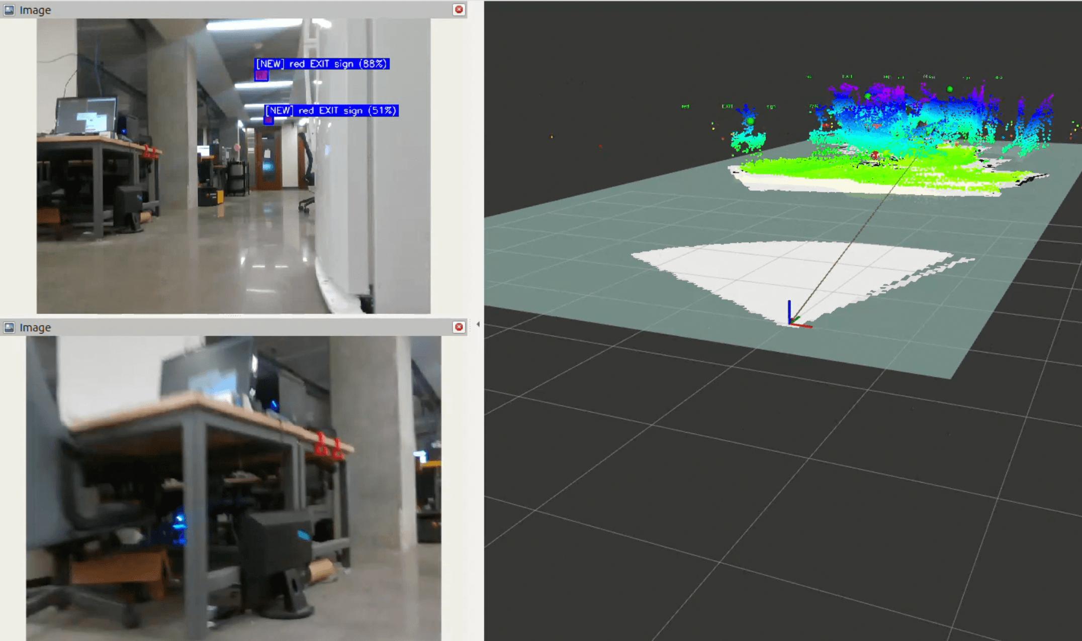 SAM 3 detections on initial inspection run